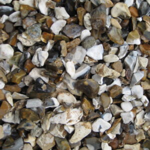 10mm black and white flint shingle