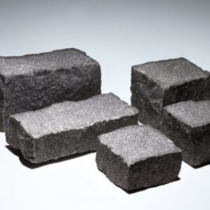 Granite setts 200mm x 100mm x 100mm dark grey