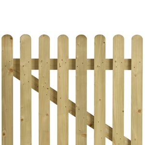 Henley Picket gate 1.2m x 0.9m round top