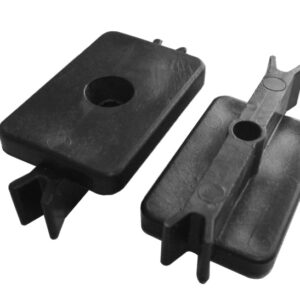 Composite decking T clip
