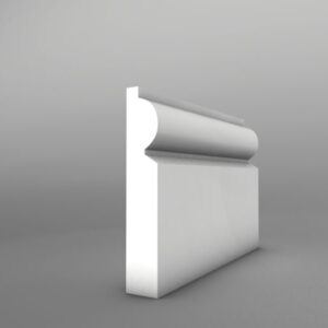 Torus M.D.F skirting board 18mm x 4.2m primed white