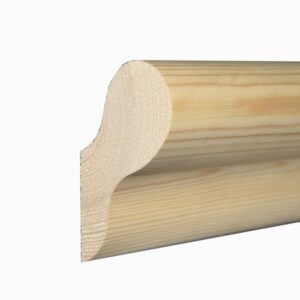 Timber planed wall fix handrail 100x50x4.2m (94x44) (pigs ear)