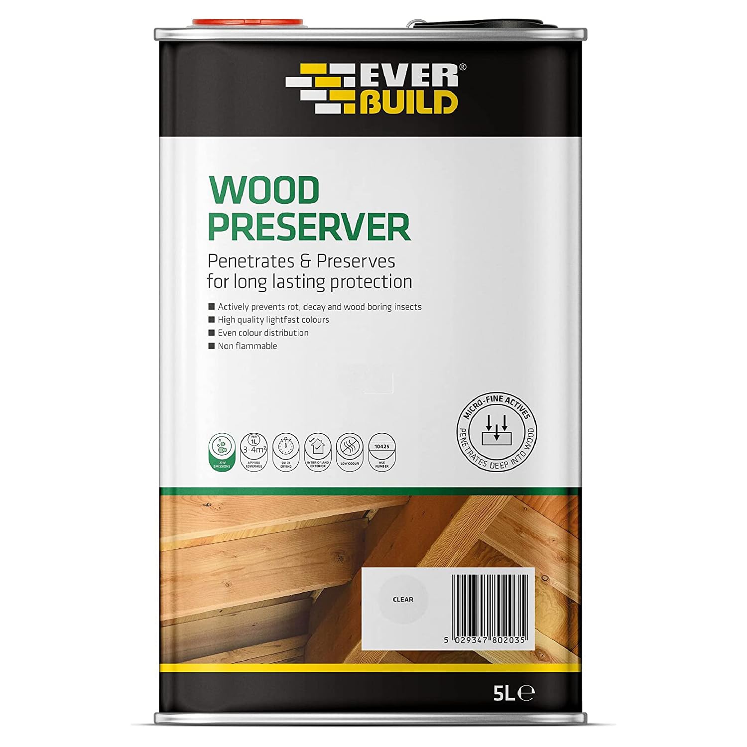Everbuild Wood Preserver Clear
