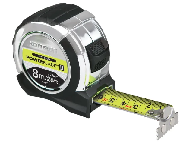 Komelon PowerBlade™ II Pocket Tape 8m/26ft (Width 27mm)
