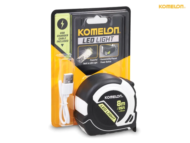 LED LIGHT Tape Measure 8m/26ft (Width 25mm) - Image 4