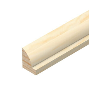 Cheshire Mouldings Ovolo Pine Glass Bead